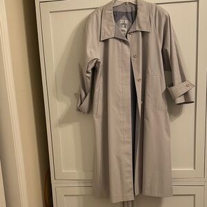Gallery Women's Light Gray Trench Coat